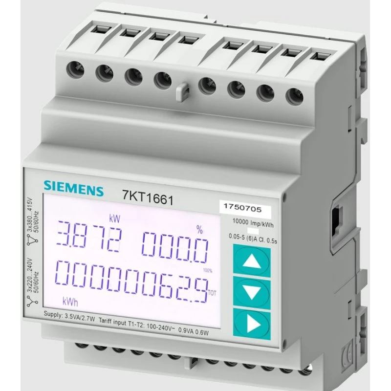 Siemens SENTRON 7KT PAC1600 Energimåler 3-faset 5A S0