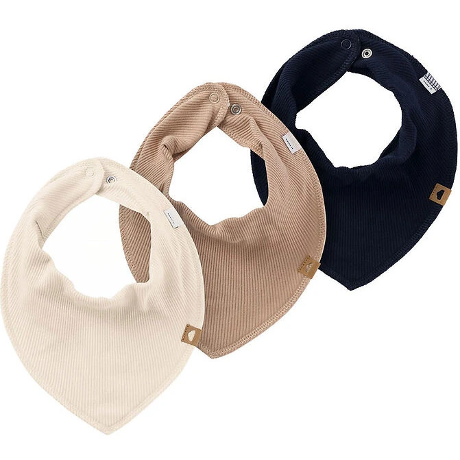 Name It NbnYvetti 3-pak savlesmæk - Dark Sapphire/Cloud Dancer/Humus