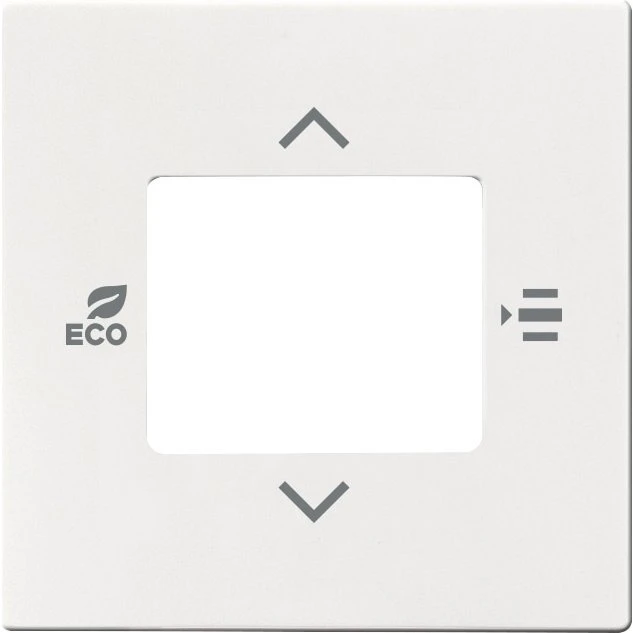 ABB Dækplade til KNX temperatursensor m/u CO2 - Mat studiehvid
