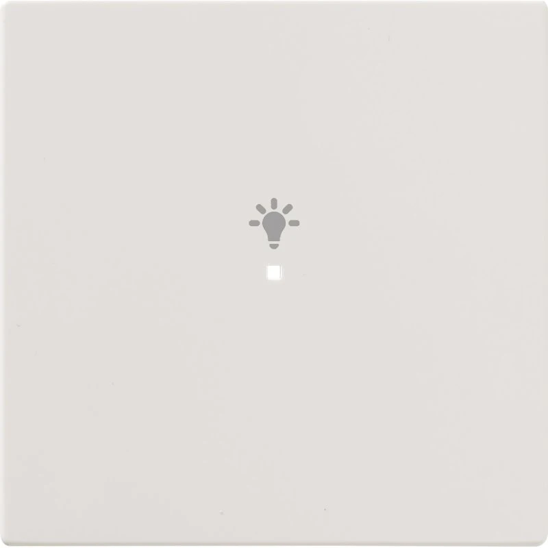 ABB Tangent med lys-symbol, 1m, hvid