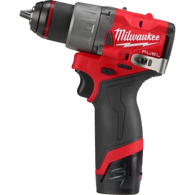 Milwaukee M12 FDD2-202X kompakt boremaskine inkl. 2x2Ah & lader