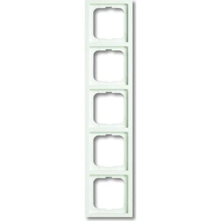 ABB Future Ramme 5M Mat-hvid