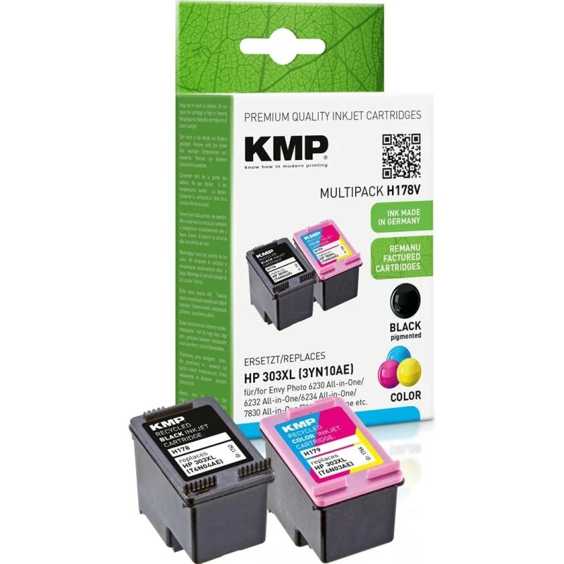 KMP Blækpatroner H178V til HP 303XL - 2 stk. Multipack