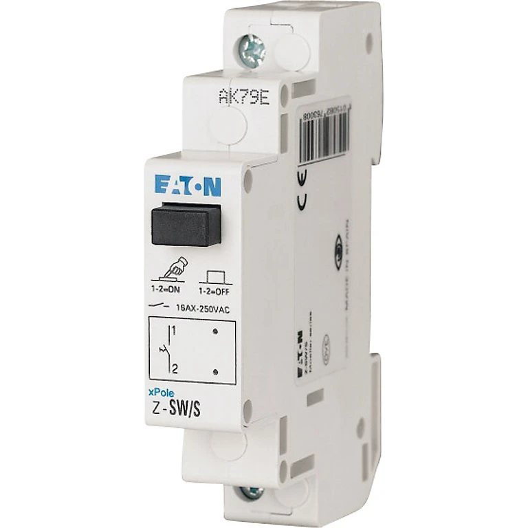Eaton DIN-skinne Afbryder 16A 1p Z-Sw/S