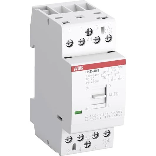 Installationskontaktor EN25-40N-06 | 4-polet 25A 230V AC/DC