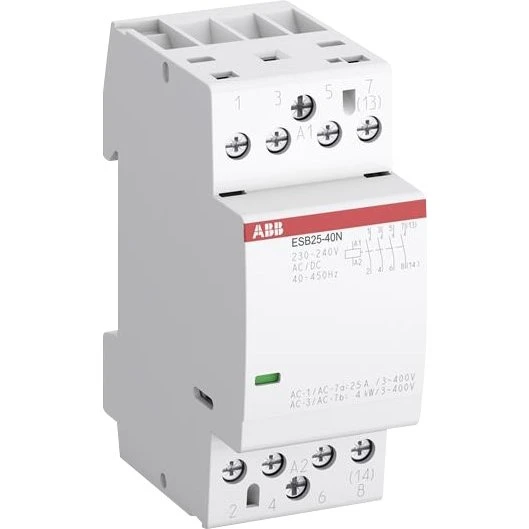 ESB25-20N-06 Installationskontaktor 2-polet 25A 230V