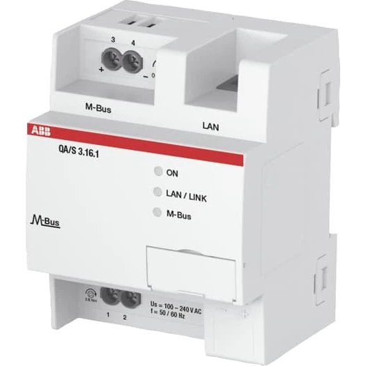ABB EMS/Gateway QA/S3.16.1 til 16 M-Bus målere