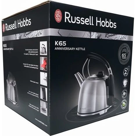 Russell Hobbs K65 Anniversary Elkedel 1,2L - Børstet rustfrit stål