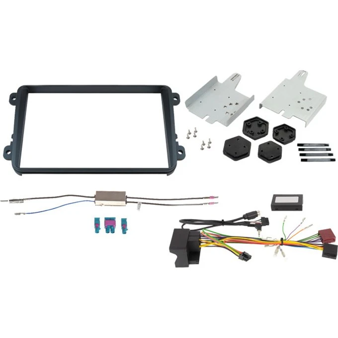 Alpine 2-DIN 8" Monteringskit til VW med hvidt display