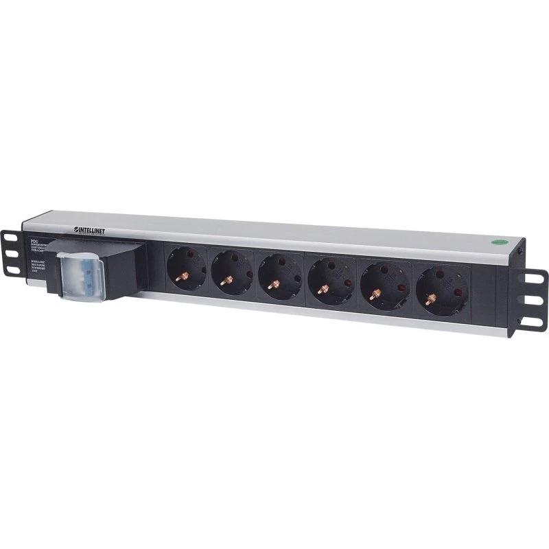 Intellinet 19" 1,5U PDU - 6 x Type F udtag