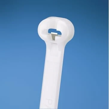 BT4M-C Kabelbinder med stål, 2.4x361 mm, hvid (100 stk.)