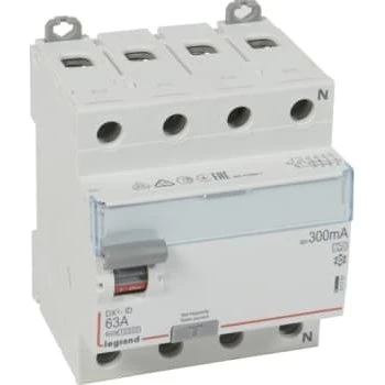 Legrand DX³ RCCB fejlstrømsafbryder 63A 4pol 300mA Type-A-S