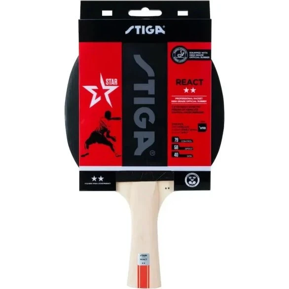 STIGA React 2-Star bordtennisbat