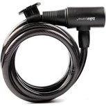 BikePartner Herkules WS-N6 spirallås 1800x10mm sort