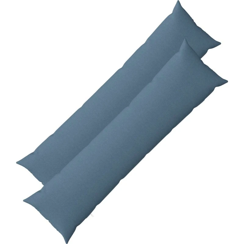vidaXL HEERLEN Pudebetræk 2 stk. - Jeans Blå - 40 x 145 cm