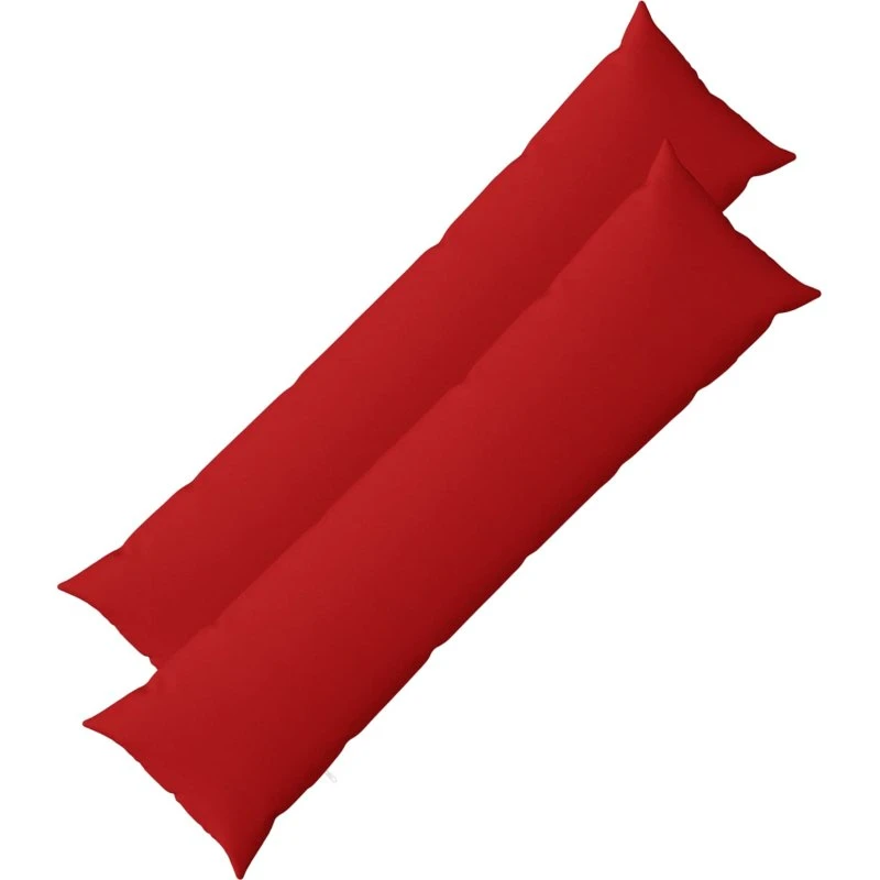 vidaXL Heerlen Pyntepuder 2 stk. - Rød, 40 x 145 cm