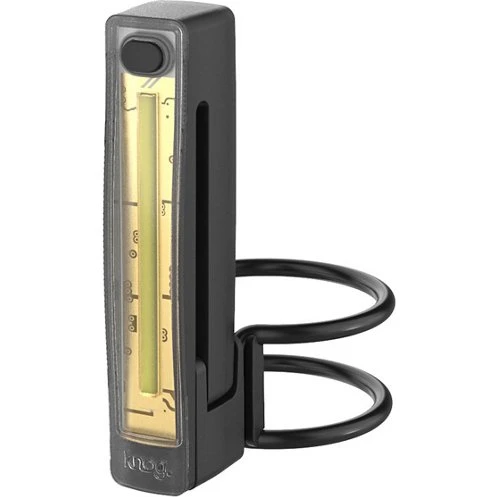 Knog Plus forlygte sort — 40 lumen, USB-genopladelig