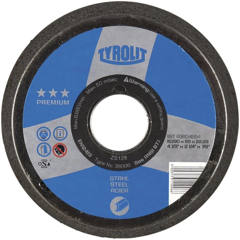 Kopsten Premium 11ZT 152x51x5/8" A20P4B6 Skråkopslibeskive