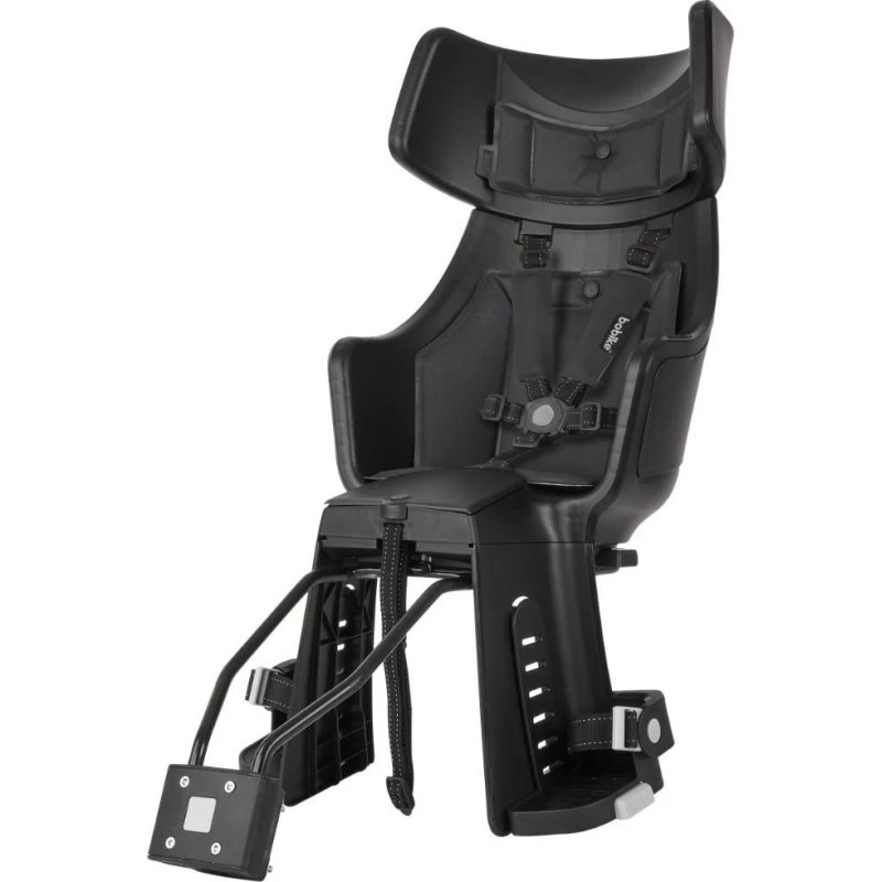 Bobike Exclusive Tour Plus barnestol til bagstel, Urban Black