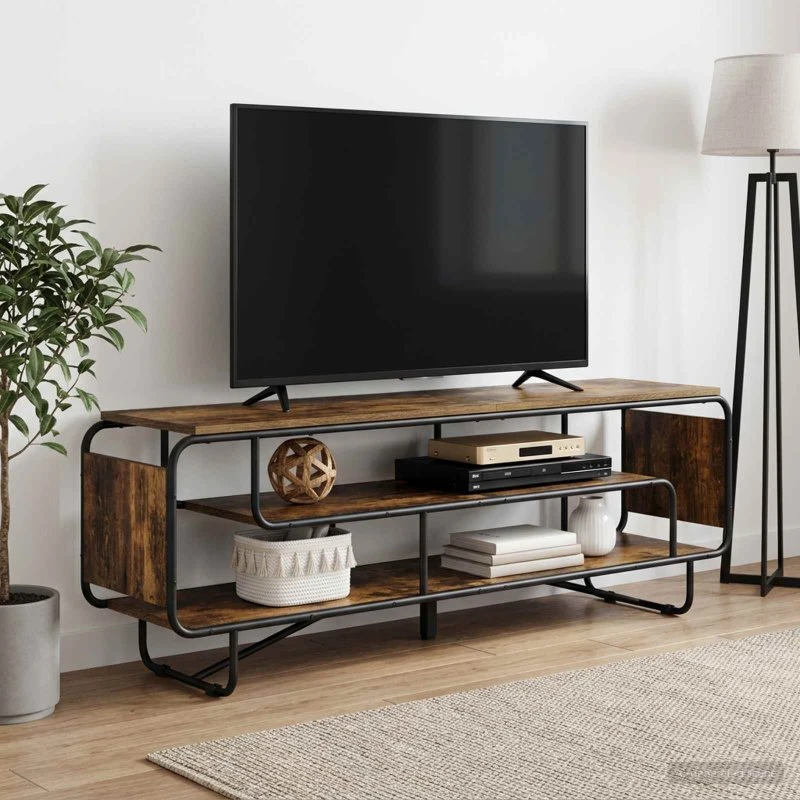 vidaXL TV-bord i røget eg, 180 x 36 x 45 cm
