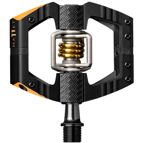 Crankbrothers Mallet E 11 pedaler - sort/guld