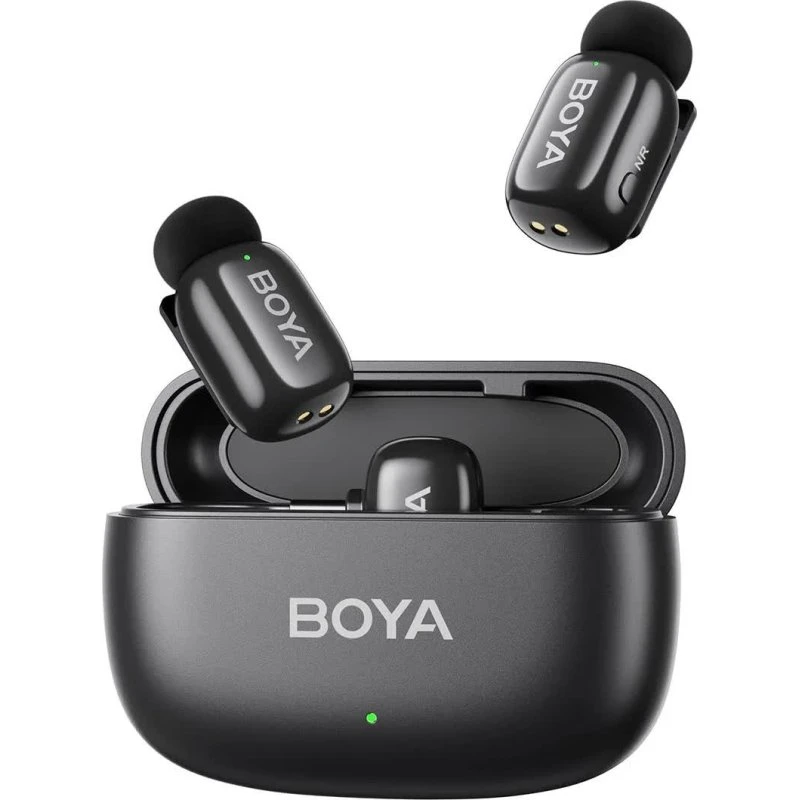 BOYA Trådløs Mini Mikrofon med AI, USB-C & 2.4GHz (2 stk.)