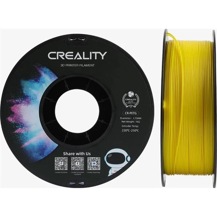 Creality3D CR-PETG Filament 1.75mm - Gul - 1 kg