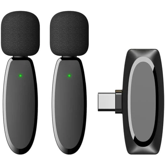 INF trådløs lavaliermikrofon – clip-on til TikTok & Live