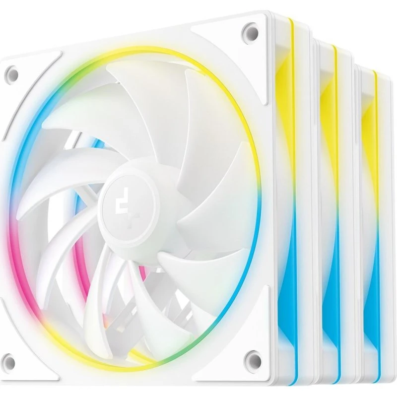 DeepCool FL12 SE WH 3-i-1 Kabinetblæser sæt - Hvid