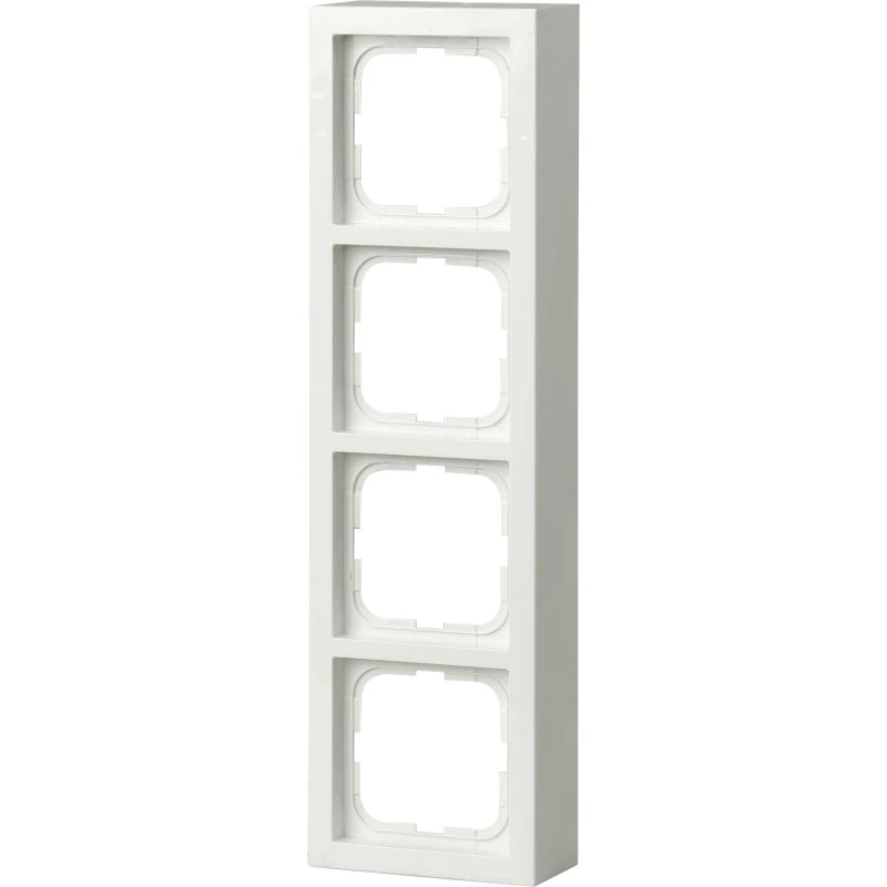 ABB Impressivo Høj Ramme 40mm 4 Modul Hvid RAL9016