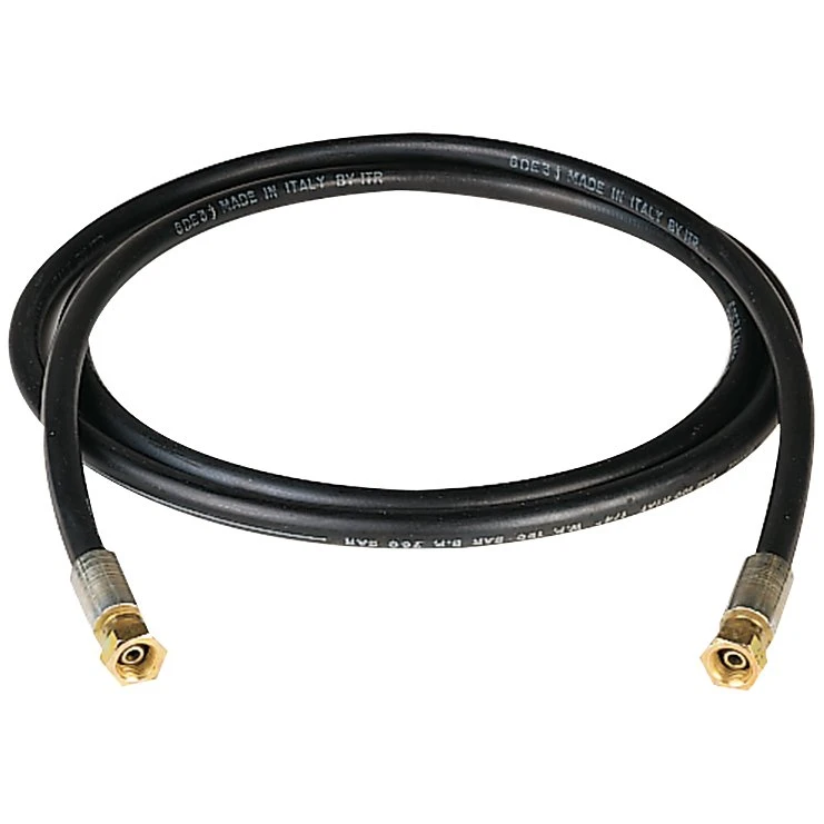 Højtryksfedtslange 1/4" 345bar 4,0m - 2 lag stål