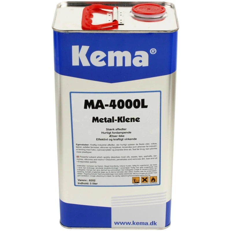 Kema Metal-Klene MA 4000L 5 ltr. Industriel affedter