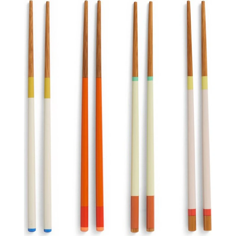 HAY Colour spisepinde, 4 par, Bright