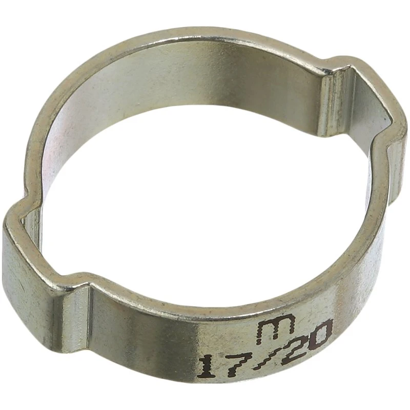 Øreklemme m/2 ører, elektrogalvaniseret, 14-17mm