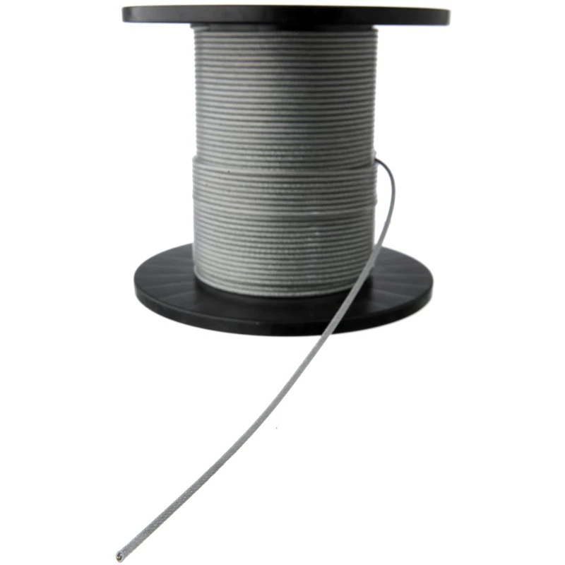 Stålwire 6x7+1FC PVC-forhudet 6-8mm, 110m rulle