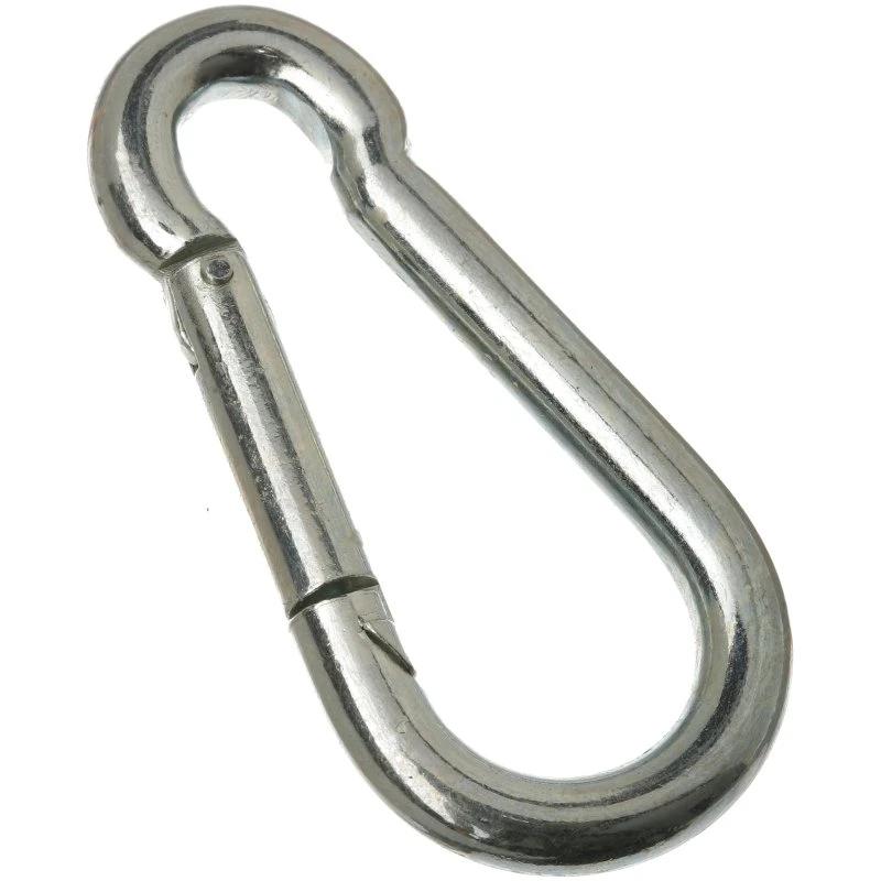 Karabinhage m/åbent øje galv. 7x70mm DIN 5299
