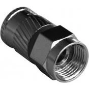F-Konnektor Push-on F-DIY 80258 til 6,6 mm antennekabel