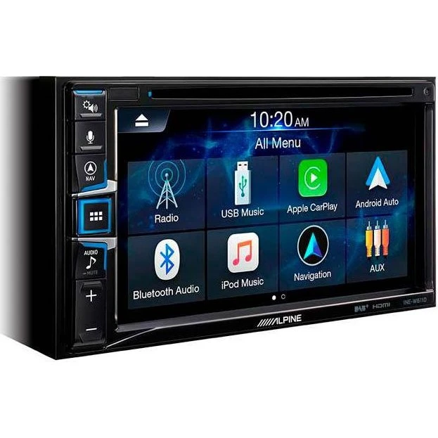 Alpine INE-W611DC 2-DIN autoradio med truck/camper-navigation