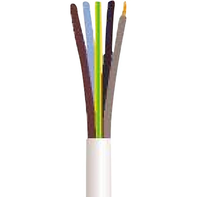 Nopka H05Z1Z1-F 5G0,75 Hvid Installationsledning R100