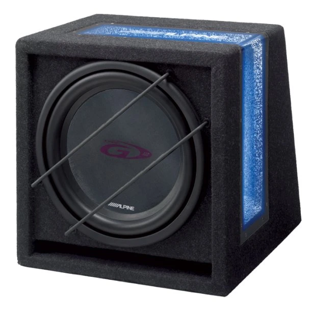 Alpine Type‑G 10" LED subwoofer med akrylrude (SBG‑1044BR)
