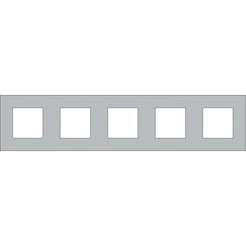 Niko Ramme 5-modul Pure Steel Anthracite