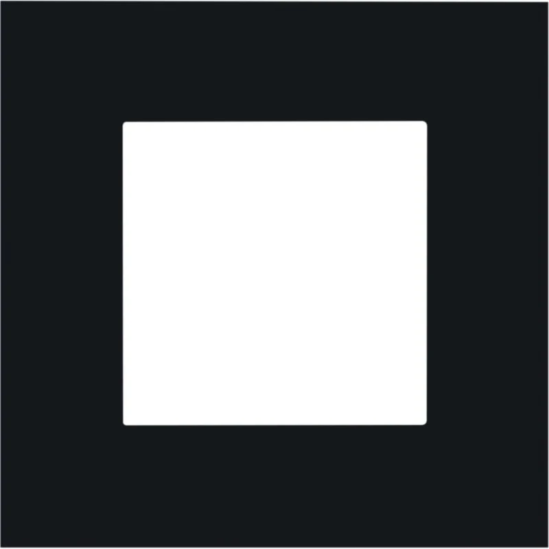 Niko Ramme 1-modul Pure Black Steel