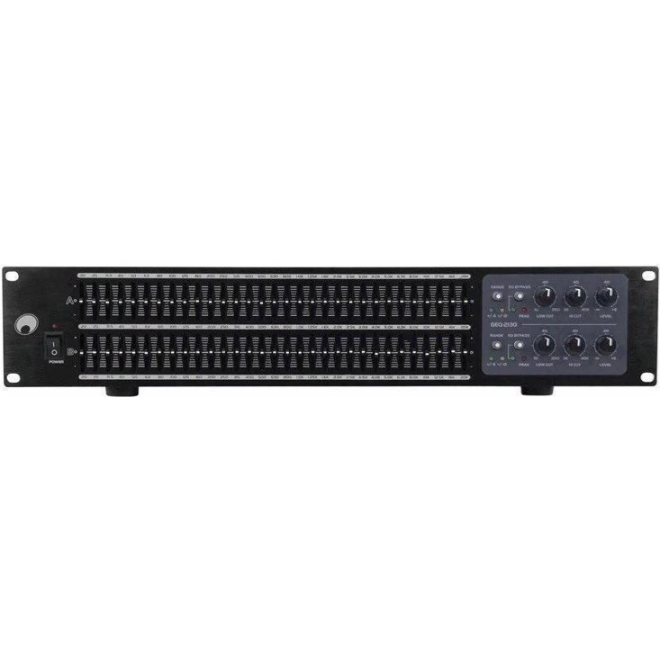 OMNITRONIC GEQ-2310 2x31-bånd grafisk equalizer