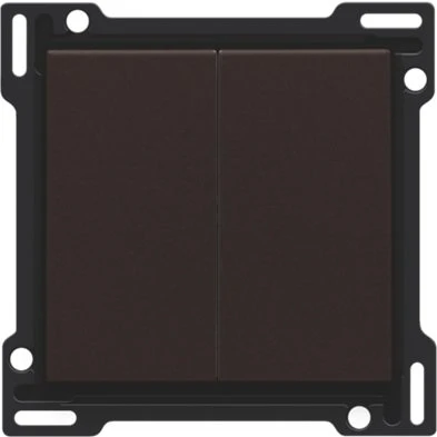 Tangent dobbelt, dark brown