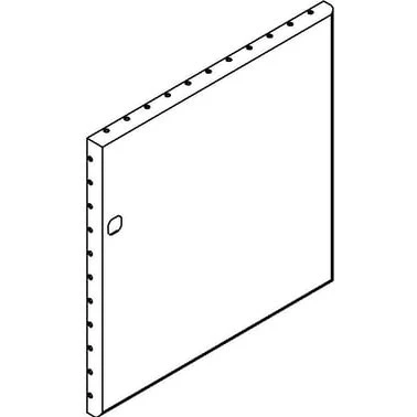 Tabula Låge - Grå, 2m x 0,8m