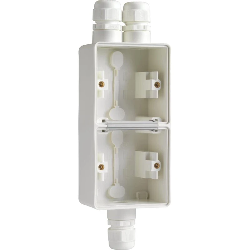 Hydro Underlag 2-modul, 3x M20, IP55, Hvid