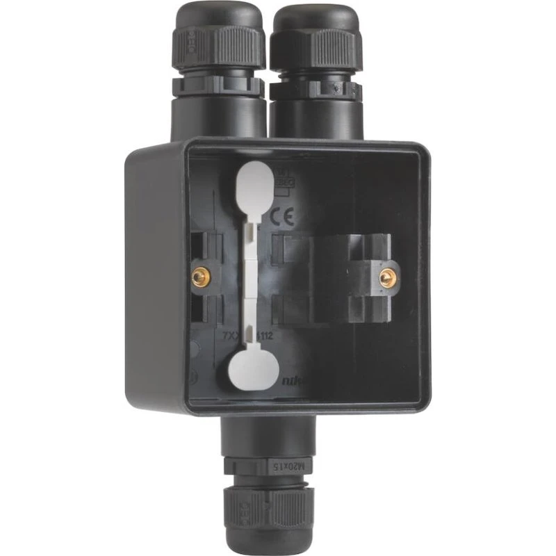 Hydro Underlag 1-modul, 3x M20, IP55, Sort