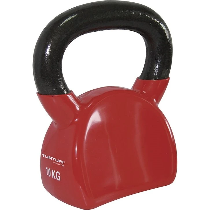 Tunturi Vinyl Kettlebell 10 kg - Rød