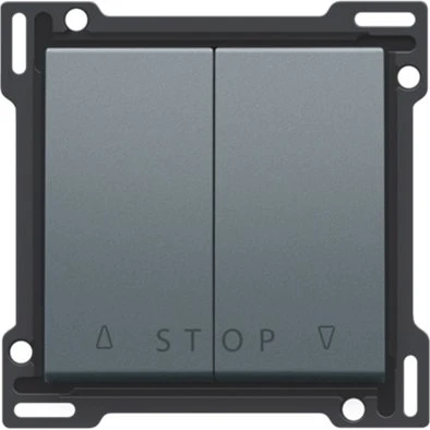 Tangent jalousiafbryder med symbol, Steel Grey