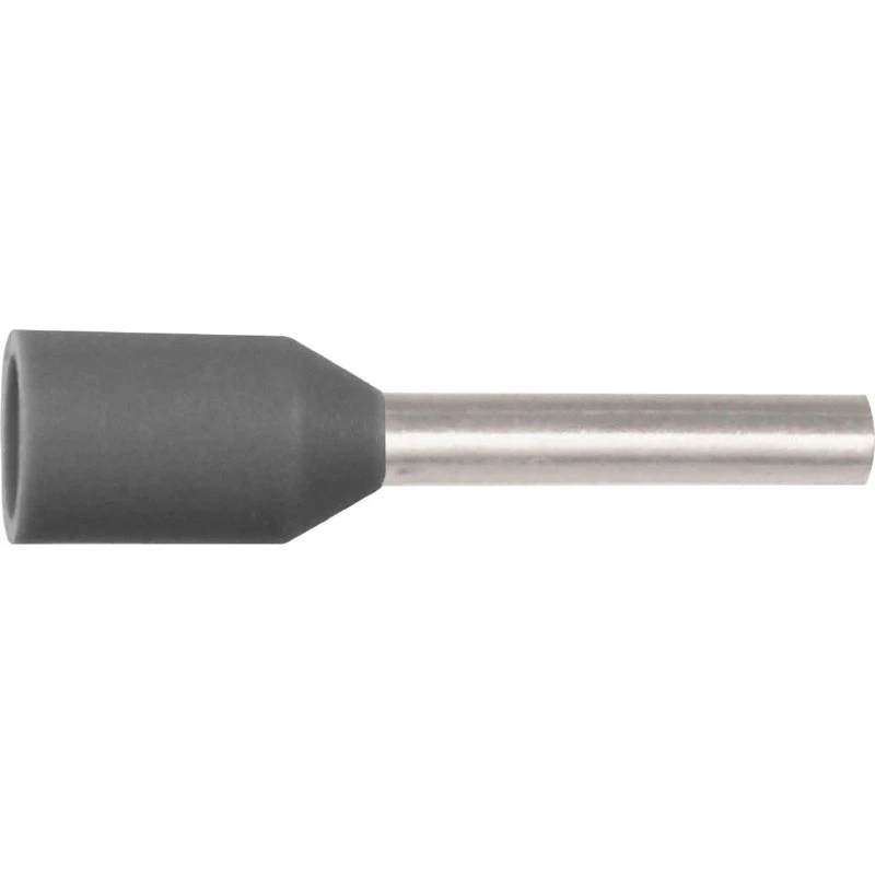 Iso. terminalrør 0,14mm² l6 grå A0,14-6ET